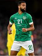 8 June 2022; CJ Hamilton of Republic of Ireland during the UEFA Nations League B group 1 match between Republic of Ireland and Ukraine at Aviva Stadium in Dublin. Photo by Seb Daly/Sportsfile