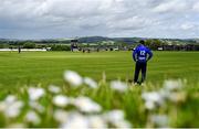 10 June 2022; Nathan Maguire of North West Warriors during the Cricket Ireland Inter-Provincial Trophy match between North West Warriors and Northern Knights at Bready Cricket Club in Bready, Tyrone. Photo by Ramsey Cardy/Sportsfile