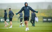 10 June 2022; Shane Duffy during a Republic of Ireland training session at the FAI National Training Centre in Abbotstown, Dublin. Photo by Stephen McCarthy/Sportsfile