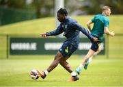 10 June 2022; Festy Ebosele during a Republic of Ireland training session at the FAI National Training Centre in Abbotstown, Dublin. Photo by Stephen McCarthy/Sportsfile