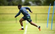 10 June 2022; Festy Ebosele during a Republic of Ireland training session at the FAI National Training Centre in Abbotstown, Dublin. Photo by Stephen McCarthy/Sportsfile