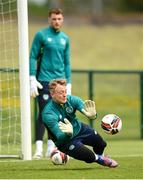10 June 2022; Goalkeeper James Talbot during a Republic of Ireland training session at the FAI National Training Centre in Abbotstown, Dublin. Photo by Stephen McCarthy/Sportsfile