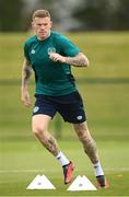 10 June 2022; James McClean during a Republic of Ireland training session at the FAI National Training Centre in Abbotstown, Dublin. Photo by Stephen McCarthy/Sportsfile