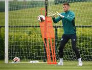 10 June 2022; Goalkeeper Mark Travers during a Republic of Ireland training session at the FAI National Training Centre in Abbotstown, Dublin. Photo by Stephen McCarthy/Sportsfile