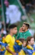 8 June 2022; Callum Robinson of Republic of Ireland before the UEFA Nations League B group 1 match between Republic of Ireland and Ukraine at Aviva Stadium in Dublin. Photo by Stephen McCarthy/Sportsfile