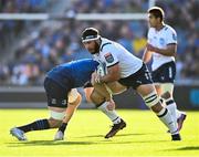 10 June 2022; Marcell Coetzee of Vodacom Bulls is tackled by Jack Conan of Leinster during the United Rugby Championship Semi-Final match between Leinster and Vodacom Bulls at the RDS Arena in Dublin. Photo by David Fitzgerald/Sportsfile