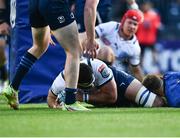 10 June 2022; Marcell Coetzee of Vodacom Bulls scores his side's second try during the United Rugby Championship Semi-Final match between Leinster and Vodacom Bulls at the RDS Arena in Dublin. Photo by David Fitzgerald/Sportsfile