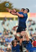 10 June 2022; Joe McCarthy of Leinster and Walt Steenkamp of Vodacom Bulls contest a lineout during the United Rugby Championship Semi-Final match between Leinster and Vodacom Bulls at the RDS Arena in Dublin. Photo by Brendan Moran/Sportsfile
