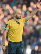 10 June 2022; Referee Andrea Piardi during the United Rugby Championship Semi-Final match between Leinster and Vodacom Bulls at the RDS Arena in Dublin. Photo by Brendan Moran/Sportsfile
