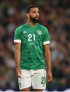 8 June 2022; CJ Hamilton of Republic of Ireland during the UEFA Nations League B group 1 match between Republic of Ireland and Ukraine at Aviva Stadium in Dublin. Photo by Stephen McCarthy/Sportsfile