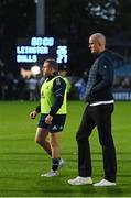 10 June 2022; Retiring Leinster players Devin Toner and Seán Cronin after their side's defeat in the United Rugby Championship Semi-Final match between Leinster and Vodacom Bulls at the RDS Arena in Dublin. Photo by Harry Murphy/Sportsfile