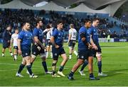 10 June 2022; Leinster players leave the field after their side's defeat in the United Rugby Championship Semi-Final match between Leinster and Vodacom Bulls at the RDS Arena in Dublin. Photo by Harry Murphy/Sportsfile