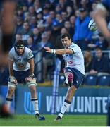 10 June 2022; Morne Steyn of Vodacom Bulls kicks a penalty to give his side an eight point lead late in the United Rugby Championship Semi-Final match between Leinster and Vodacom Bulls at the RDS Arena in Dublin. Photo by Brendan Moran/Sportsfile