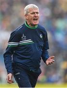 5 June 2022; Limerick manager John Kiely during the Munster GAA Hurling Senior Championship Final match between Limerick and Clare at FBD Semple Stadium in Thurles, Tipperary. Photo by Piaras Ó Mídheach/Sportsfile