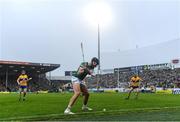 5 June 2022; Gearóid Hegarty of Limerick takes a sideline during the Munster GAA Hurling Senior Championship Final match between Limerick and Clare at FBD Semple Stadium in Thurles, Tipperary. Photo by Piaras Ó Mídheach/Sportsfile