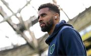 11 June 2022; Cyrus Christie of Republic of Ireland before the UEFA Nations League B group 1 match between Republic of Ireland and Scotland at the Aviva Stadium in Dublin. Photo by Stephen McCarthy/Sportsfile