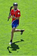 8 June 2022; Diarmuid O'Brien of Belgrove BNS in action against Scoil Mhuire, Lucan, during the Corn Herald final at the Allianz Cumann na mBunscoil Hurling Finals in Croke Park, Dublin. Over 2,800 schools and 200,000 students are set to compete in the primary schools competition this year with finals taking place across the country. Allianz and Cumann na mBunscol are also gifting 500 footballs, 200 hurleys and 200 sliotars to schools across the country to welcome Ukrainian students into our national games and local communities. Photo by Piaras Ó Mídheach/Sportsfile