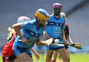 8 June 2022; Lucy Clinch of Garran Mhuire, Goatstown, during the Corn Haughey final against St Olaf's, Sandyford, at the Allianz Cumann na mBunscoil Hurling Finals in Croke Park, Dublin. Over 2,800 schools and 200,000 students are set to compete in the primary schools competition this year with finals taking place across the country. Allianz and Cumann na mBunscol are also gifting 500 footballs, 200 hurleys and 200 sliotars to schools across the country to welcome Ukrainian students into our national games and local communities. Photo by Piaras Ó Mídheach/Sportsfile