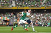 11 June 2022; Jayson Molumby of Republic of Ireland in action against Scott McTominay of Scotland during the UEFA Nations League B group 1 match between Republic of Ireland and Scotland at the Aviva Stadium in Dublin. Photo by Eóin Noonan/Sportsfile