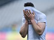 11 June 2022; Fergal Conway of Kildare after his side's defeat in the GAA Football All-Ireland Senior Championship Round 2 match between Mayo and Kildare at Croke Park in Dublin. Photo by Piaras Ó Mídheach/Sportsfile