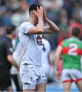 11 June 2022; Mick O'Grady of Kildare after his side's defeat in the GAA Football All-Ireland Senior Championship Round 2 match between Mayo and Kildare at Croke Park in Dublin. Photo by Piaras Ó Mídheach/Sportsfile