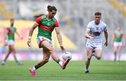 11 June 2022; Oisín Mullin of Mayo gets away from Jimmy Hyland of Kildare during the GAA Football All-Ireland Senior Championship Round 2 match between Mayo and Kildare at Croke Park in Dublin. Photo by Piaras Ó Mídheach/Sportsfile