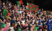11 June 2022; Mayo supporters in the Cusack Stand celebrate Oisín Mullin's goal, in the 62nd minute goal, during the GAA Football All-Ireland Senior Championship Round 2 match between Mayo and Kildare at Croke Park in Dublin. Photo by Ray McManus/Sportsfile