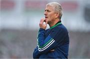 5 June 2022; Limerick manager John Kiely during the Munster GAA Hurling Senior Championship Final match between Limerick and Clare at FBD Semple Stadium in Thurles, Tipperary. Photo by Brendan Moran/Sportsfile