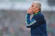 5 June 2022; Limerick manager John Kiely during the Munster GAA Hurling Senior Championship Final match between Limerick and Clare at FBD Semple Stadium in Thurles, Tipperary. Photo by Brendan Moran/Sportsfile