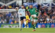 11 June 2022; Conor Hourihane of Republic of Ireland in action against Callum McGregor of Scotland during the UEFA Nations League B group 1 match between Republic of Ireland and Scotland at the Aviva Stadium in Dublin. Photo by Seb Daly/Sportsfile