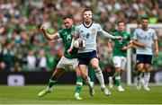 11 June 2022; Alan Browne of Republic of Ireland in action against Callum McGregor of Scotland during the UEFA Nations League B group 1 match between Republic of Ireland and Scotland at the Aviva Stadium in Dublin. Photo by Seb Daly/Sportsfile