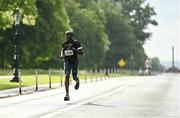 12 June 2022; Peter Somba of Dunboyne AC, Meath, on his way to finishing second in the Irish Runner 5 Mile incorporating the AAI National 5 Mile Championships at Phoenix Park in Dublin. Photo by Sam Barnes/Sportsfile