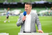11 June 2022; Former Republic of Ireland goalkeeper and RTÉ analyst Shay Given before the UEFA Nations League B group 1 match between Republic of Ireland and Scotland at the Aviva Stadium in Dublin. Photo by Stephen McCarthy/Sportsfile