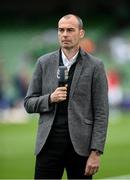 11 June 2022; Former Republic of Ireland international and Premier Sports analyst Gary Breen before the UEFA Nations League B group 1 match between Republic of Ireland and Scotland at the Aviva Stadium in Dublin. Photo by Stephen McCarthy/Sportsfile