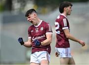 12 June 2022; Colm Costello of Galway celebrates after scoring a point during the Electric Ireland GAA Football All-Ireland Minor Championship Quarter-Final match between Dublin and Galway at O'Connor Park in Tullamore, Offaly. Photo by Piaras Ó Mídheach/Sportsfile