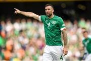 11 June 2022; Shane Duffy of Republic of Ireland during the UEFA Nations League B group 1 match between Republic of Ireland and Scotland at the Aviva Stadium in Dublin. Photo by Eóin Noonan/Sportsfile