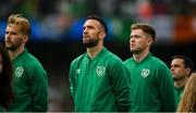 11 June 2022; Shane Duffy of Republic of Ireland before the UEFA Nations League B group 1 match between Republic of Ireland and Scotland at the Aviva Stadium in Dublin. Photo by Eóin Noonan/Sportsfile