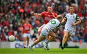 12 June 2022; Brian Hurley of Cork is tackled by Adrian Enright of Limerick during the GAA Football All-Ireland Senior Championship Round 2 match between between Cork and Limerick at Páirc Ui Chaoimh in Cork. Photo by Eóin Noonan/Sportsfile