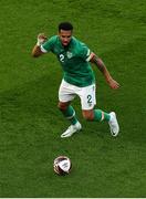 8 June 2022; Cyrus Christie of Republic of Ireland during the UEFA Nations League B group 1 match between Republic of Ireland and Ukraine at Aviva Stadium in Dublin. Photo by Eóin Noonan/Sportsfile