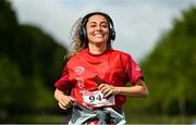 12 June 2022; Christiane Pirola during the Irish Runner 5 Mile incorporating the AAI National 5 Mile Championships at Phoenix Park in Dublin. Photo by Sam Barnes/Sportsfile