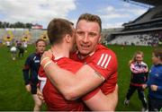 12 June 2022; Cork players Mattie Taylor, left, and Brian Hurley after the GAA Football All-Ireland Senior Championship Round 2 match between between Cork and Limerick at Páirc Ui Chaoimh in Cork. Photo by Eóin Noonan/Sportsfile