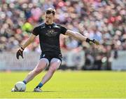 4 June 2022; Monaghan goalkeeper Rory Beggan takes a free during the GAA Football All-Ireland Senior Championship Round 1 match between Mayo and Monaghan at Hastings Insurance MacHale Park in Castlebar, Mayo. Photo by Piaras Ó Mídheach/Sportsfile