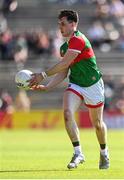 4 June 2022; Patrick Durcan of Mayo during the GAA Football All-Ireland Senior Championship Round 1 match between Mayo and Monaghan at Hastings Insurance MacHale Park in Castlebar, Mayo. Photo by Piaras Ó Mídheach/Sportsfile