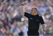 4 June 2022; Referee Barry Cassidy during the GAA Football All-Ireland Senior Championship Round 1 match between Mayo and Monaghan at Hastings Insurance MacHale Park in Castlebar, Mayo. Photo by Piaras Ó Mídheach/Sportsfile