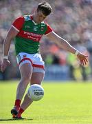 4 June 2022; Cillian O'Connor of Mayo during the GAA Football All-Ireland Senior Championship Round 1 match between Mayo and Monaghan at Hastings Insurance MacHale Park in Castlebar, Mayo. Photo by Piaras Ó Mídheach/Sportsfile