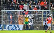12 June 2022; Acting Donegal goalkeeper Caolan McGonagle during the GAA Football All-Ireland Senior Championship Round 2 match between between Donegal and Armagh at St Tiernach's Park in Clones, Monaghan. Photo by Ramsey Cardy/Sportsfile