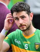 12 June 2022; Ryan McHugh of Donegal after his side's defeat in the GAA Football All-Ireland Senior Championship Round 2 match between between Donegal and Armagh at St Tiernach's Park in Clones, Monaghan. Photo by Ramsey Cardy/Sportsfile