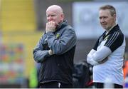 12 June 2022; Donegal manager Declan Bonner during the GAA Football All-Ireland Senior Championship Round 2 match between between Donegal and Armagh at St Tiernach's Park in Clones, Monaghan. Photo by Ramsey Cardy/Sportsfile