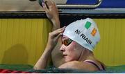 12 June 2022; Roisin Ni Riain of Ireland after finishing third and winning bronze the final of the 100m butterfly S13 class during day one of the 2022 World Para Swimming Championships at the Complexo de Piscinas Olímpicas do Funchal in Madeira, Portugal. Photo by Ian MacNicol/Sportsfile