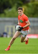 12 June 2022; Jarly Og Burns of Armagh during the GAA Football All-Ireland Senior Championship Round 2 match between between Donegal and Armagh at St Tiernach's Park in Clones, Monaghan. Photo by Seb Daly/Sportsfile